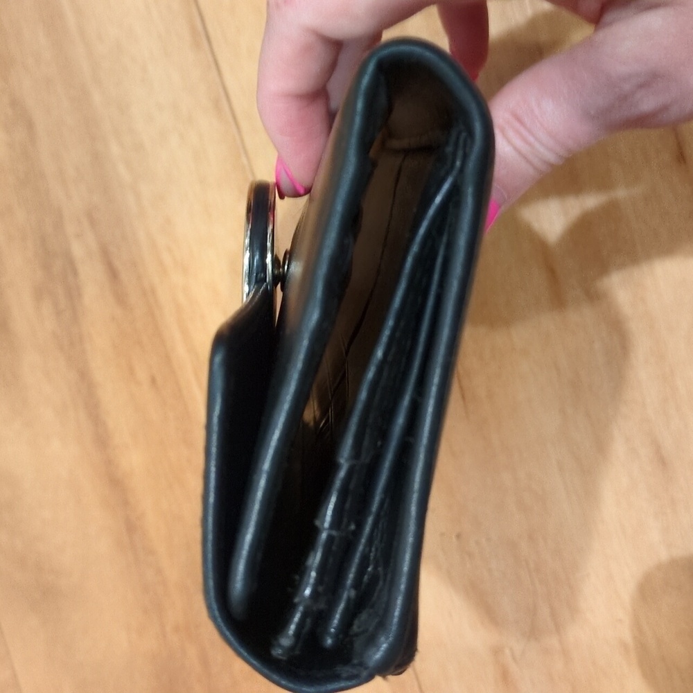 Coach Alexandra Black Leather Envelope wallet - Picture 15 of 15